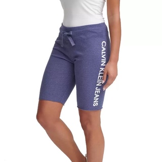 全新Calvin Klein Jeans 女百慕達短褲（正品出清）抽繩褲頭休閒風側邊品牌 LOGO字樣設計