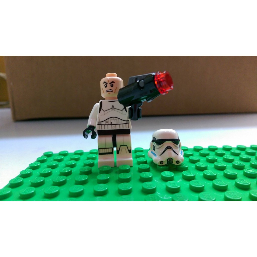 LEGO 日安 樂高  STAR WAR   75078  人偶 白色風暴兵-裂嘴 含槍枝 全新未組