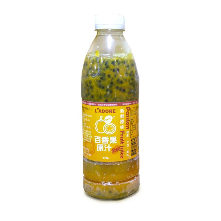 【德麥食品】樂多 100%天然百香果原汁(含籽) /970g