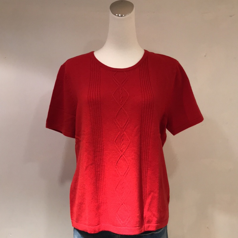 Free紅色cashmere100 短䄂毛衣 蝦皮購物