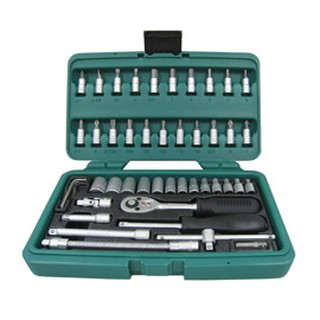 【iMOVER專業汽修】45件 2分 套筒工具組 手工具 汽修套筒組 棘輪扳手/起子頭/接桿 維修工具 汽修工具