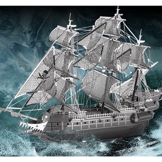 拼酷Piececool 新版黑珍珠號 安妮女王復仇者號 飛翔的荷蘭人 海盜船 船艦 3D 立體金屬拼圖  立體拼圖 禮物 #3