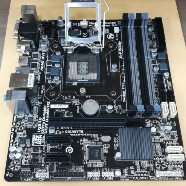 技嘉 B85M-DS3H 主機板 LGA 1150 瑕疵品