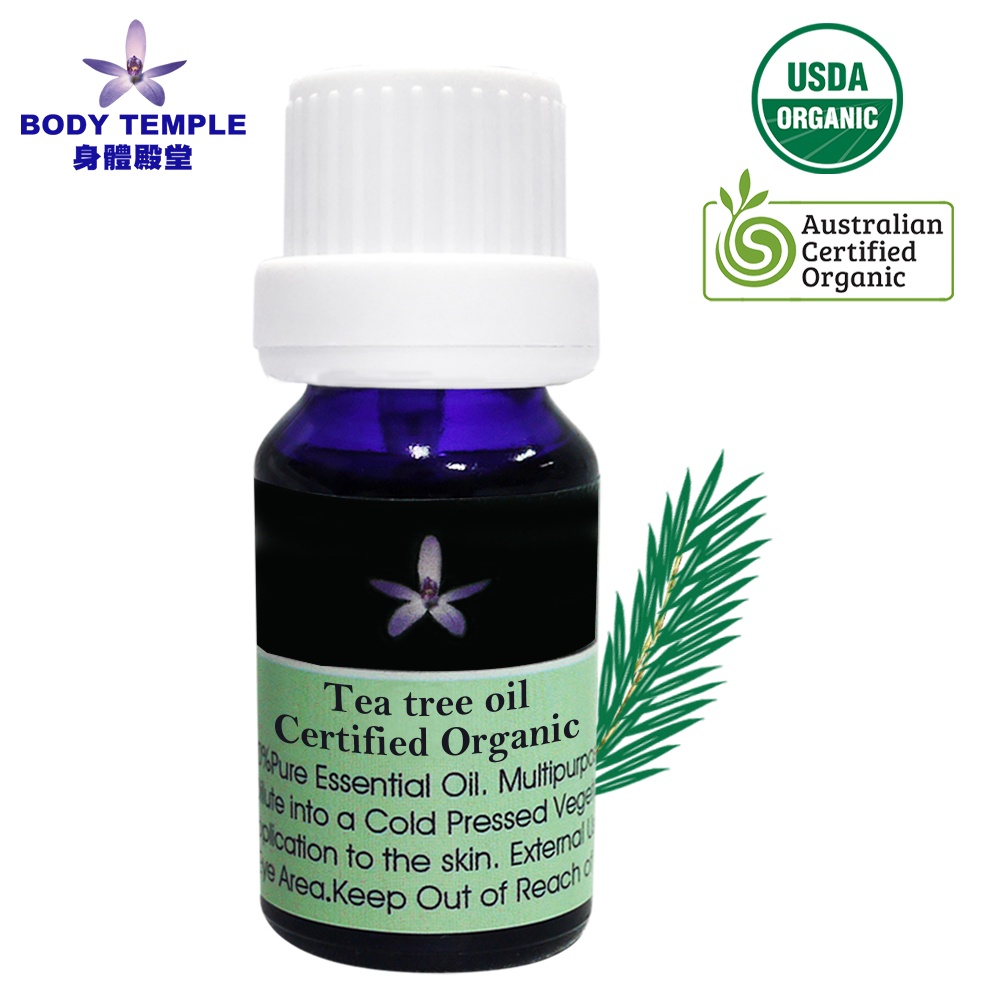 Body Temple 身體殿堂100%有機茶樹芳療精油(Tea tree) (10ml/30ml/100ml)