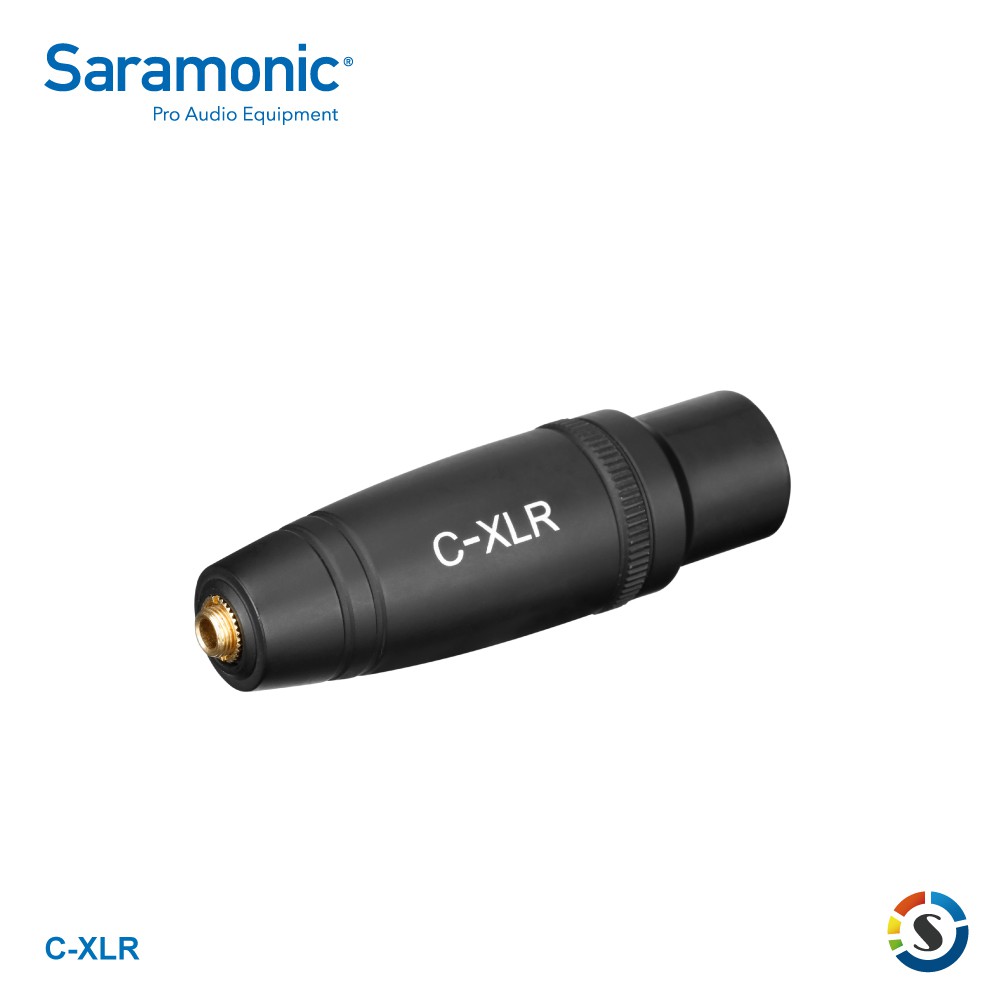 Saramonic楓笛 C-XLR 音源轉接頭(3.5mm轉XLR)