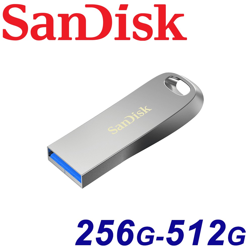 400MB/s 公司貨 SanDisk 512GB 256GB Ultra Luxe CZ74 USB3.2 隨身碟