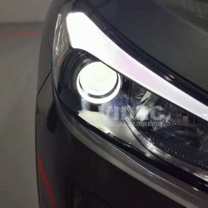 Diy 商城hid 車用led 大燈霧燈燈泡17 Tucson Led 大燈實車安裝 蝦皮購物
