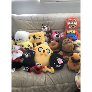 絨毛娃娃 皮卡丘 抱哥 蛋黃哥 老皮 海豹 （也可拆賣）