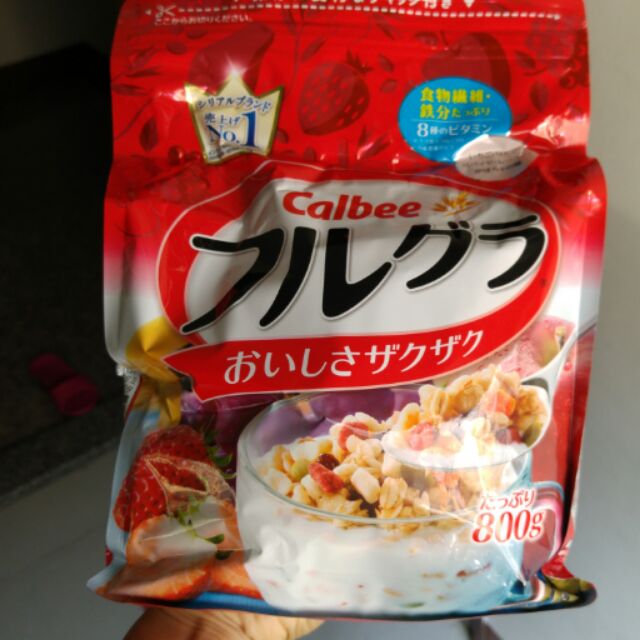 日本calbee水果麥片穀物