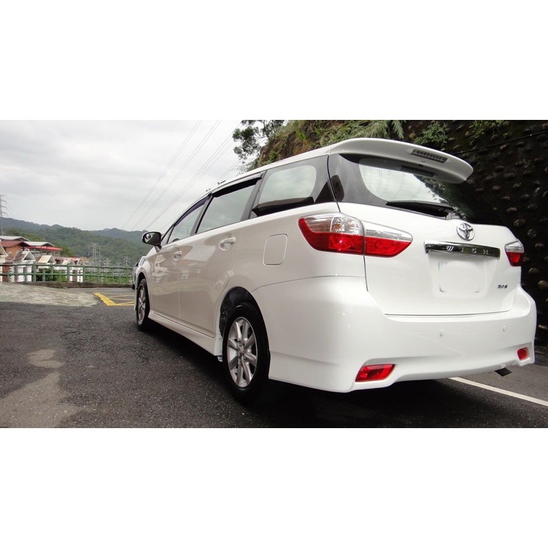 2010 toyota wish 2.0e 白色 七人座 二手車 中古車