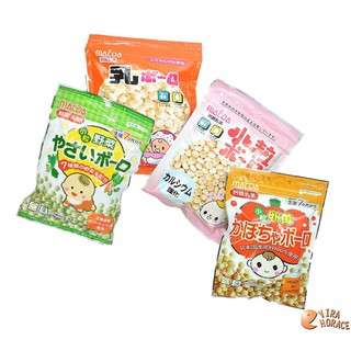 MAEDA乳球小粒燒菓子(蛋酥)、MAEDA燒菓子(蔬菜味蛋酥)、MAEDA燒菓子(南瓜味蛋酥)、MAEDA乳球(蛋酥)