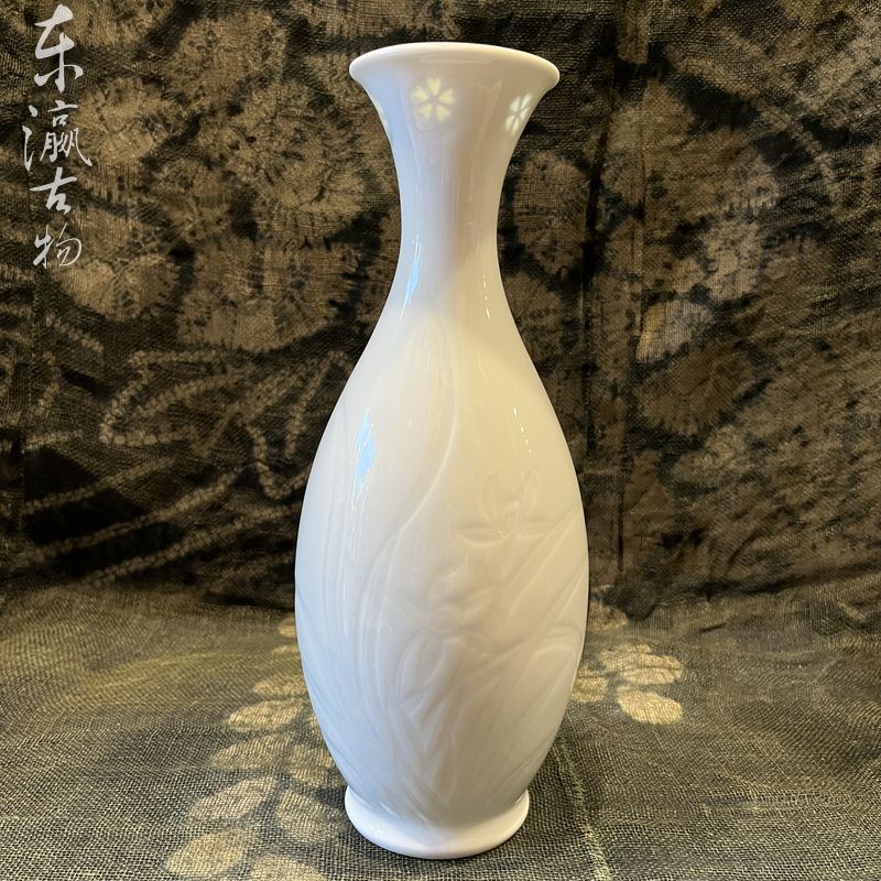 伊羅保 寺田美山 作 豊窯 伊羅保釉 彩地 花瓶 ヴィンテージ