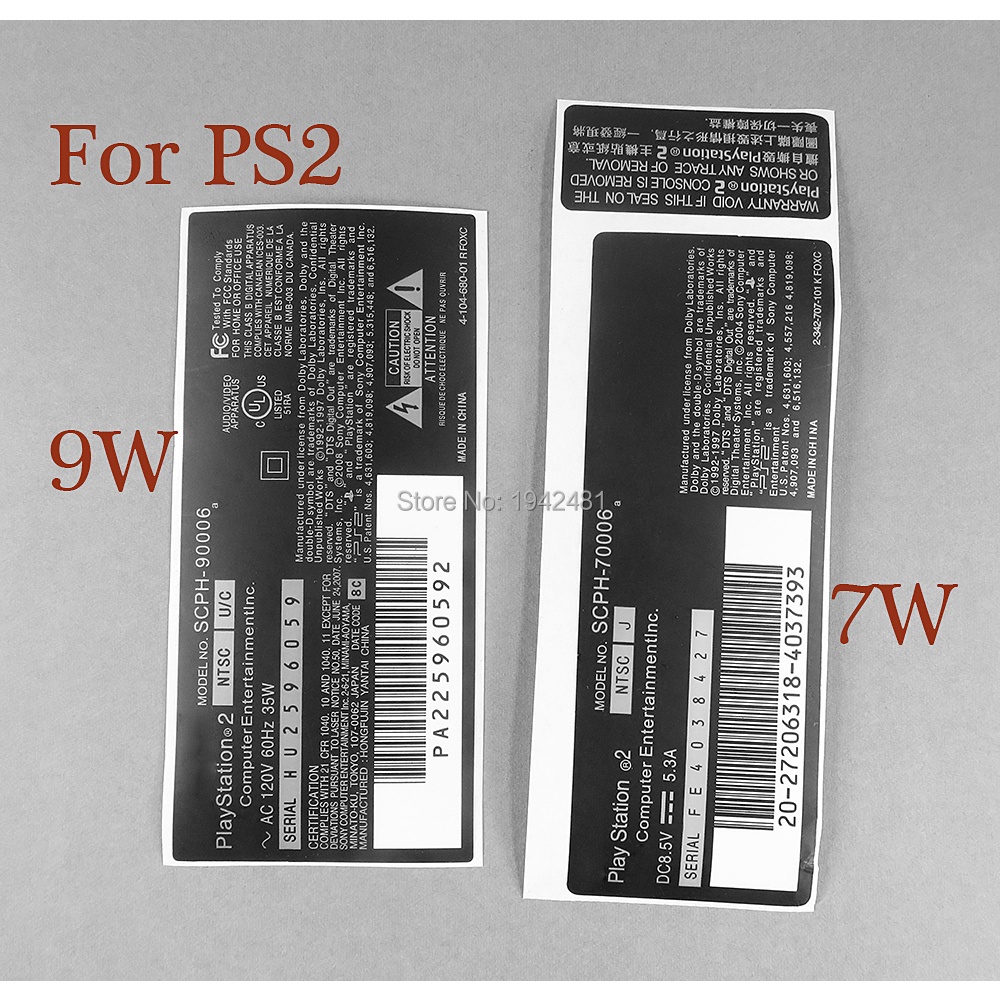 1 個適用於 Sony Playstation 2 控制器標籤貼紙的全覆蓋標籤貼紙, 用於 PS2 70000 9000