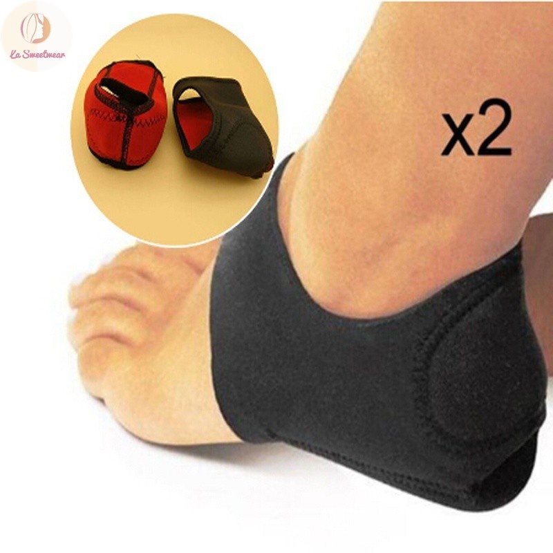 襪子足底筋膜炎治療包裹足弓支撐緩解足跟疼痛抗異味 1 對(2 件)