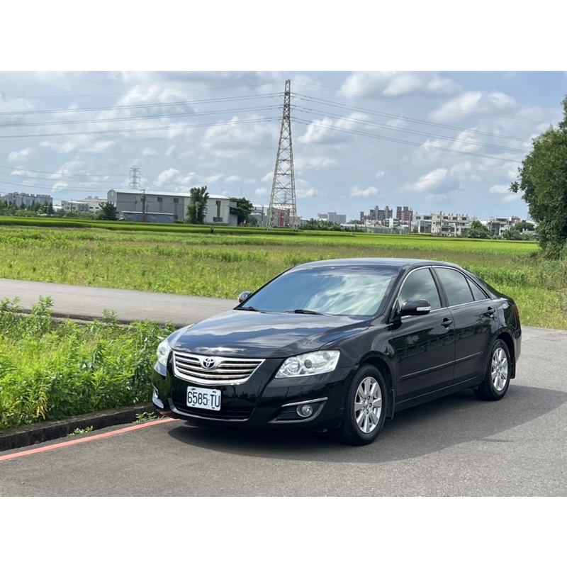 售2009年 TOYOTA CAMRY 2.0E 黑配黑 跑少 無待修 可鑑定試車全貸 桃園八德 0987707884汪