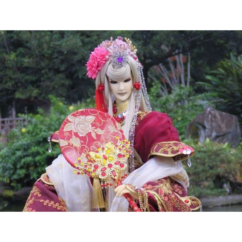 布袋戲戲偶道具-扇子.團扇.圓扇