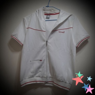☆【現貨】二手衣物 衣服 帽子 T恤  T-shirt 運動 短袖 外套 白色