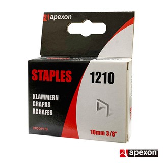 APEXON ㄇ型裝訂針10mm(1000支入) 1210/M