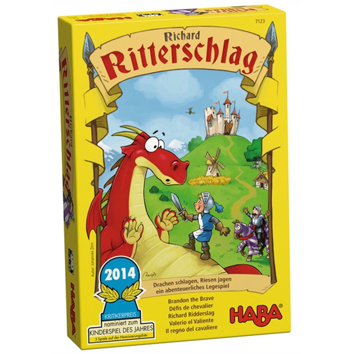 HABA 德國桌遊—布蘭登騎士(Richard Ritterschlag)得獎作品