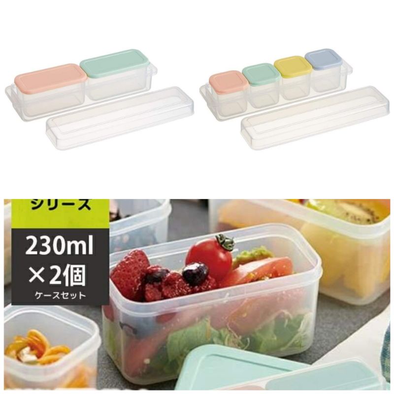 [現貨]日本直送-特價日本SKATER繽紛彩色可微波-冷凍/冷藏保鮮盒/水果盒/前菜盒-日本製