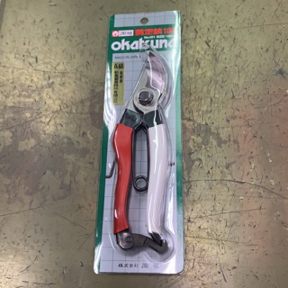 岡恒a級剪定鋏日本製盒裝正版長180mm 0mm 經典紅白柄 粗俗俗五金大賣場 蝦皮購物