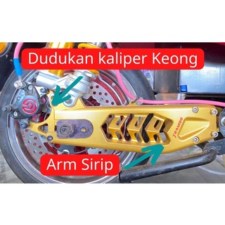 Inskey dudukan kaliper keong vespa