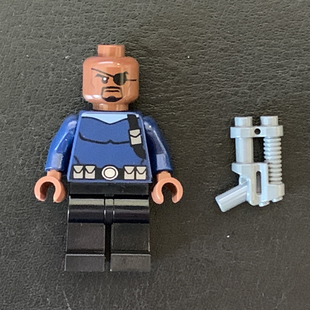 「樂高 軍團」LEGO超級英雄 Marvel 復仇者聯盟 76004 Nick Fury 尼克福瑞 神盾局長 SH056