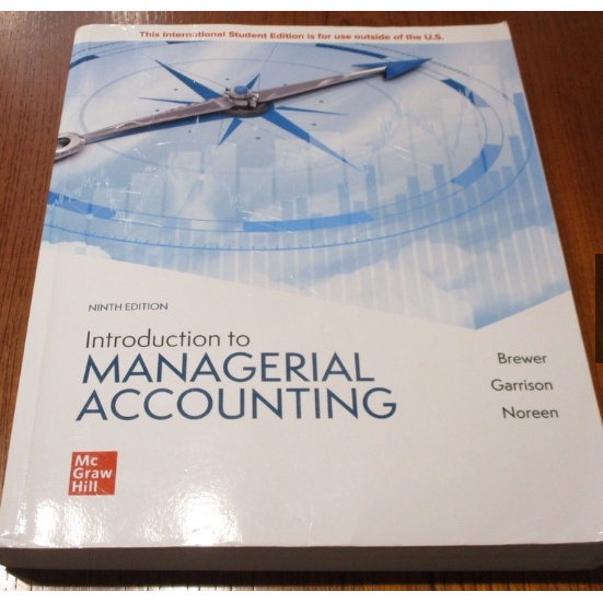 [大學原文書]Introduction to Managerial Accounting 9 9e 9th Brewer