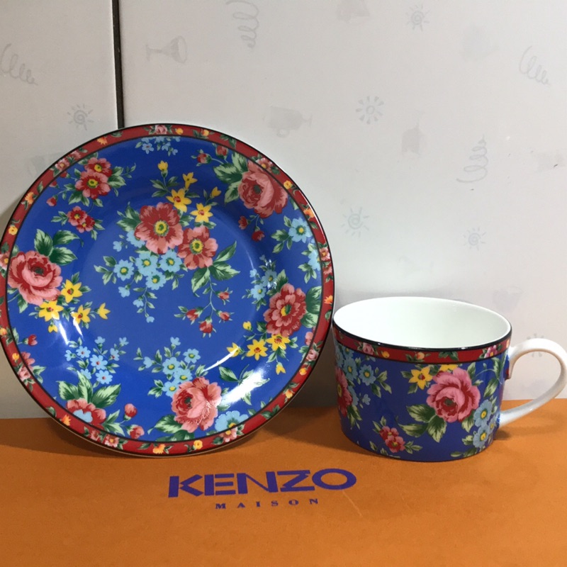 全新絕版希有色彩kenzo咖啡杯 蝦皮購物