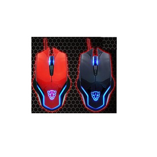 美 WINTEK 文鎧 V6 高精度遊戲級光學滑鼠 黑/紅 電腦滑鼠 筆記型電腦滑鼠 電競滑鼠 有線滑鼠
