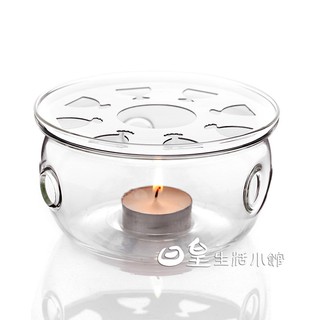 溫茶器 玻璃茶壺加熱底座 【贈蠟燭】 溫茶器 手工耐熱玻璃暖茶器 保溫底座 茶壼加熱器 天天精品