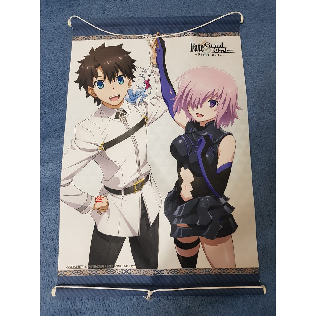 Fate Grand Order First Order 電影特典限定掛軸fgo 蝦皮購物