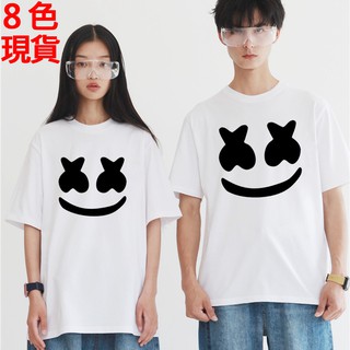 MARSHMELLO Face 中性短袖T恤 8色 DJ EDM 情侶電音舞曲派對【現貨出清】