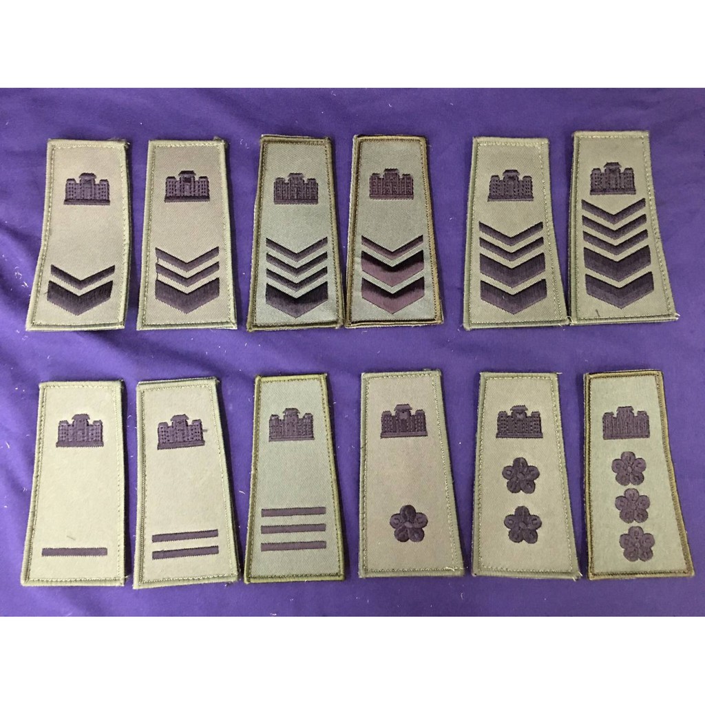 Kp軍品 國軍服裝配件 階級章 肩飾 陸軍魔氈軟肩工兵 蝦皮購物
