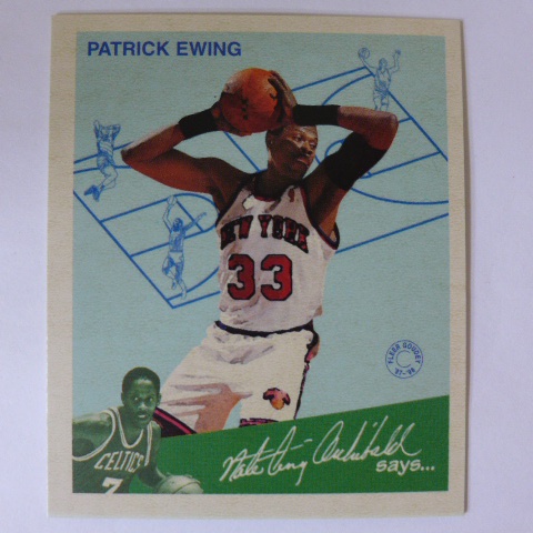 ~ Patrick Ewing ~名人堂/黑猩猩/派翠克·尤因  1998年Fleer.小張復古.NBA特殊卡