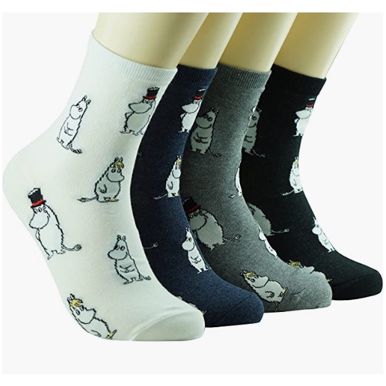 姆明 [韓國] Moomin 人物中型脖子襪子