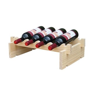 W--可堆疊型紅酒置物架架/居家酒瓶架/收納架(一組入)