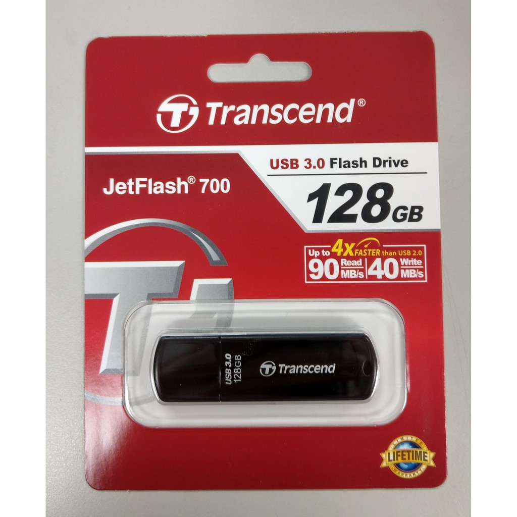 [戰神的店] Transcend 創見 128G 隨身碟 JetFlash 700 USB3.0 Flash Drive