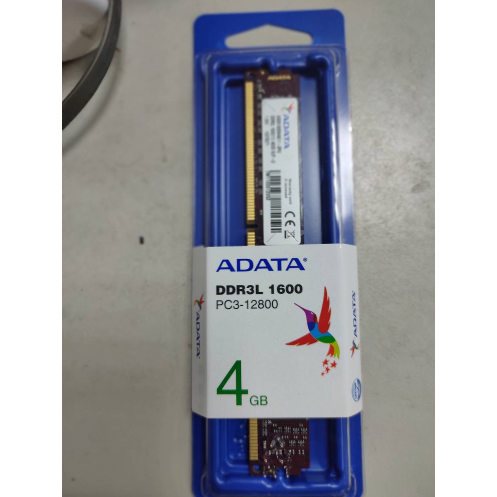 威剛 4G DDR3L 1600 PC3-12800 原廠換回 終保