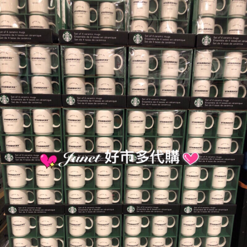 「Janet雜貨小舖-好市多代購」星巴克Starbucks 陶瓷馬克杯 單售 單個容量：414毫升/140z