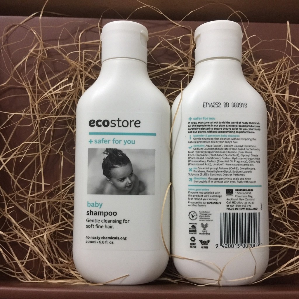 現貨！紐西蘭原裝 Ecostore Baby Shampoo 純淨寶寶洗髮精