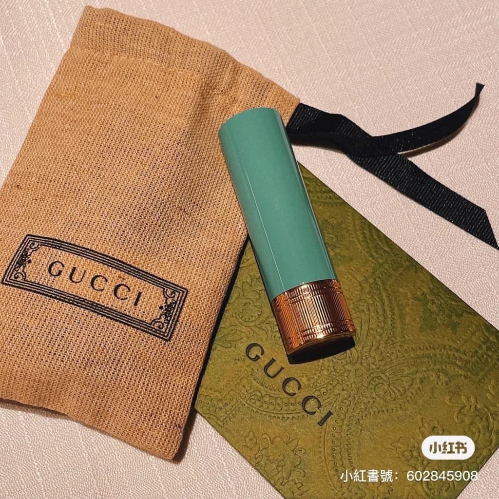 ♚KK SHOP♚ 🔥 Gucci 潤唇膏 🔥01 **防塵袋 綠色紙盒為拍攝擺飾**