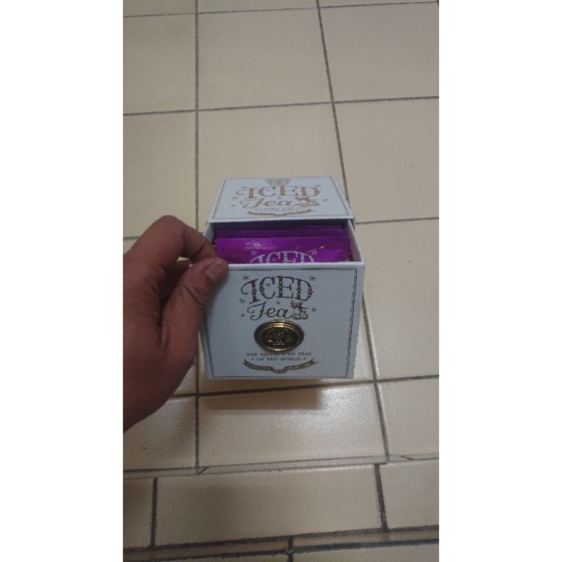 TWG Tea （Pomme Prestige Tea）蘋果尊爵茶包－盒只有６包有拉環式抽屜設計