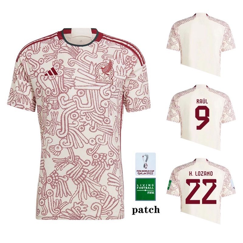 2022-23 墨西哥客場球衣國家隊足球球衣 尺寸 S-4XL 球迷球衣