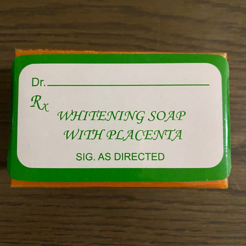 橘色美白香皂WHITENING SOAP WITH PLACENTA