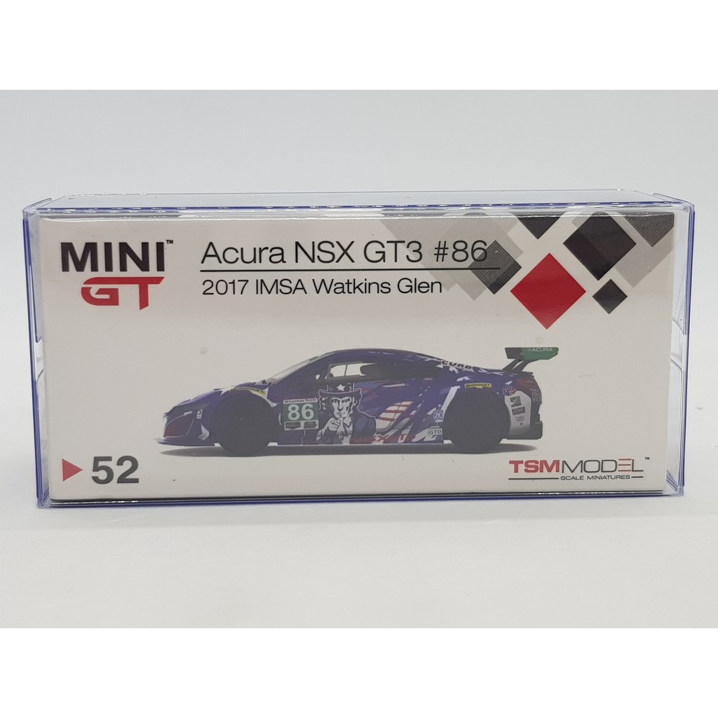 【小車停車場】Mini GT  52  Acura NSX GT3 2017 IMSA 附膠盒