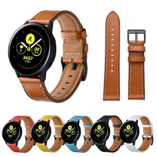 佳明Forerunner 645 245真皮手錶牛皮帶Garmin vivoactive 3 Music手錶替換20MM
