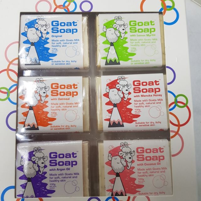 澳洲🇦🇺GOAT SOAP 澳洲手工羊奶皂-六種口味 手工皂，一盒出有6入，390元