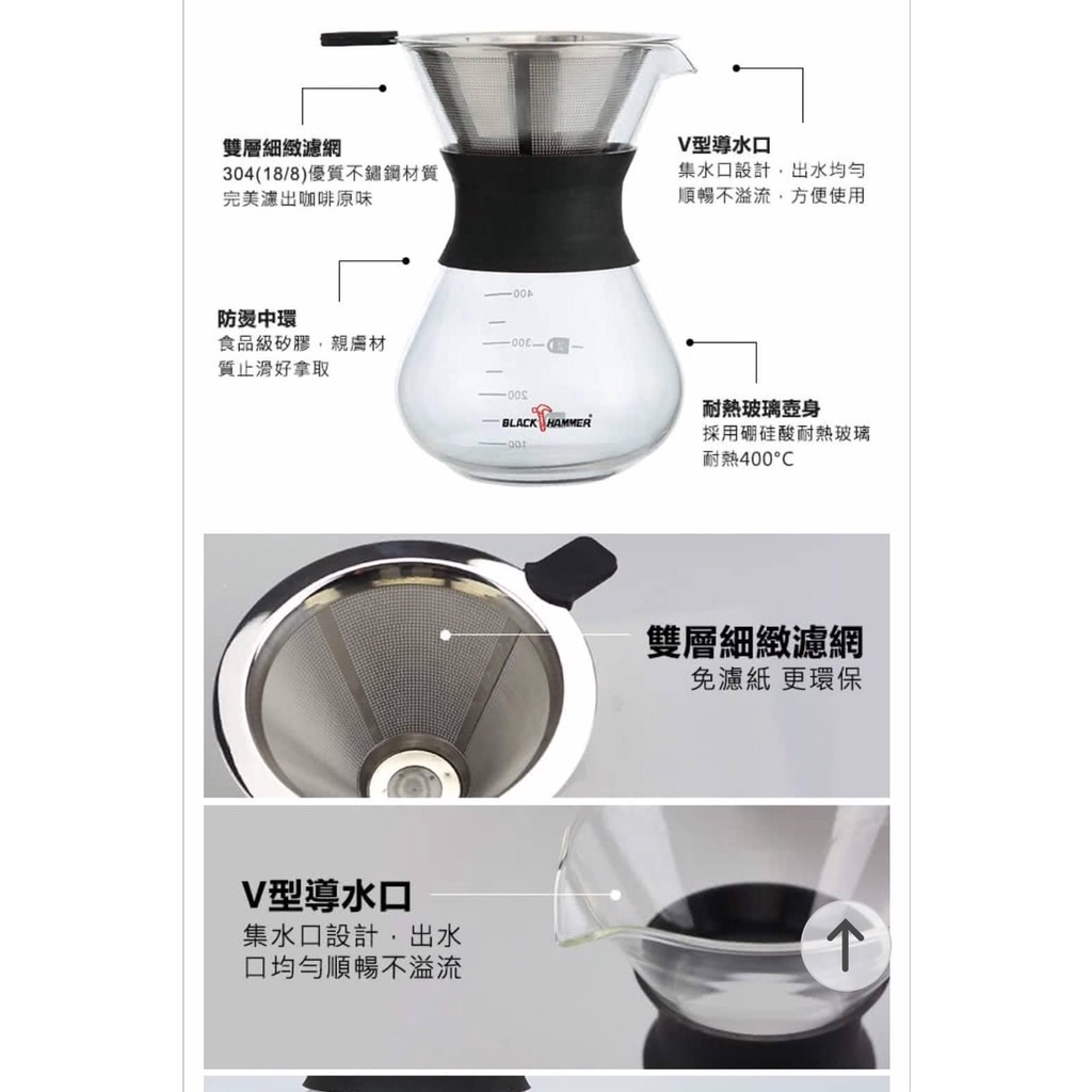 BLACK HAMMER手沖耐熱咖啡壺