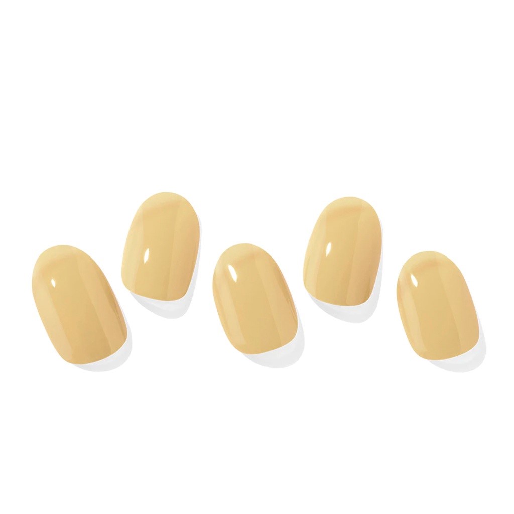 【ohora】 凝膠指甲貼 N Cream Butter 官方直營 /黃色/奶油黃/基本款/純色